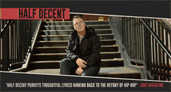 Desktop Screenshot of halfdecentmusic.com
